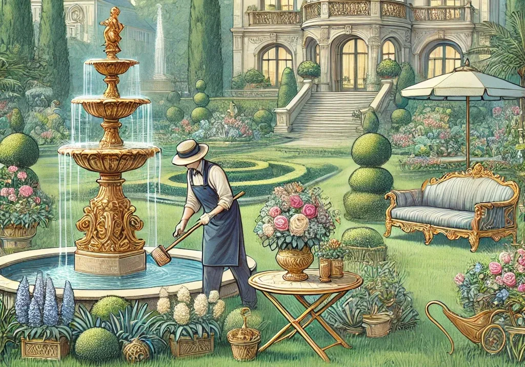 ガーデニング 金持ち