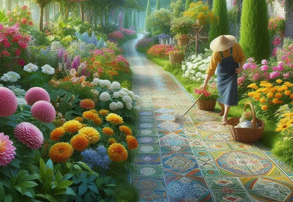 ガーデニング タイル