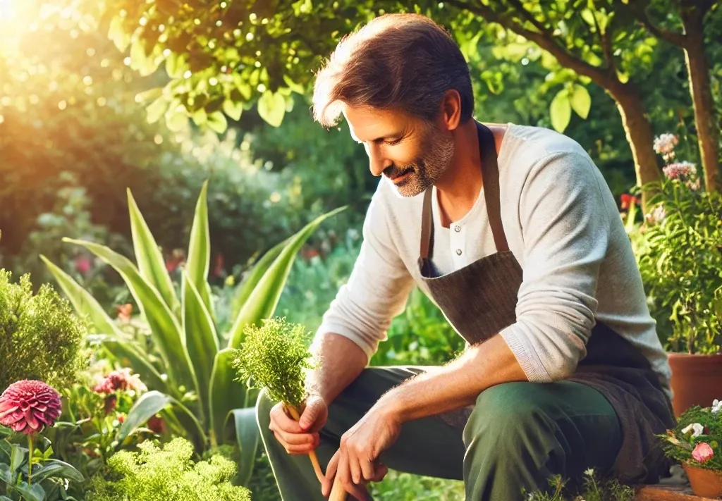 ガーデニング 趣味 男