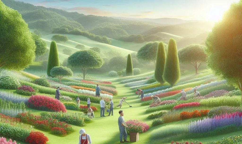 ガーデニング 斜面