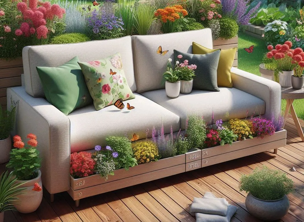 ガーデニング ソファ